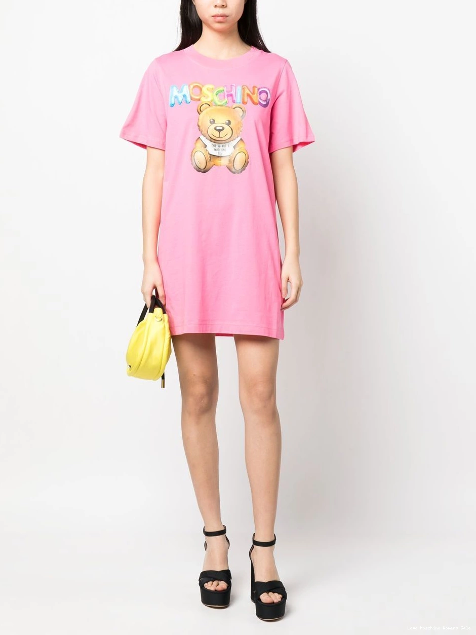 Affordable dress logo-print Women T-shirt Moschino Love 0323
